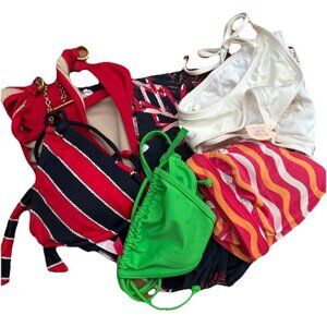 Swim Tops and Bottoms BUNDLE  3‎ Bottoms 3 Tops Size Small